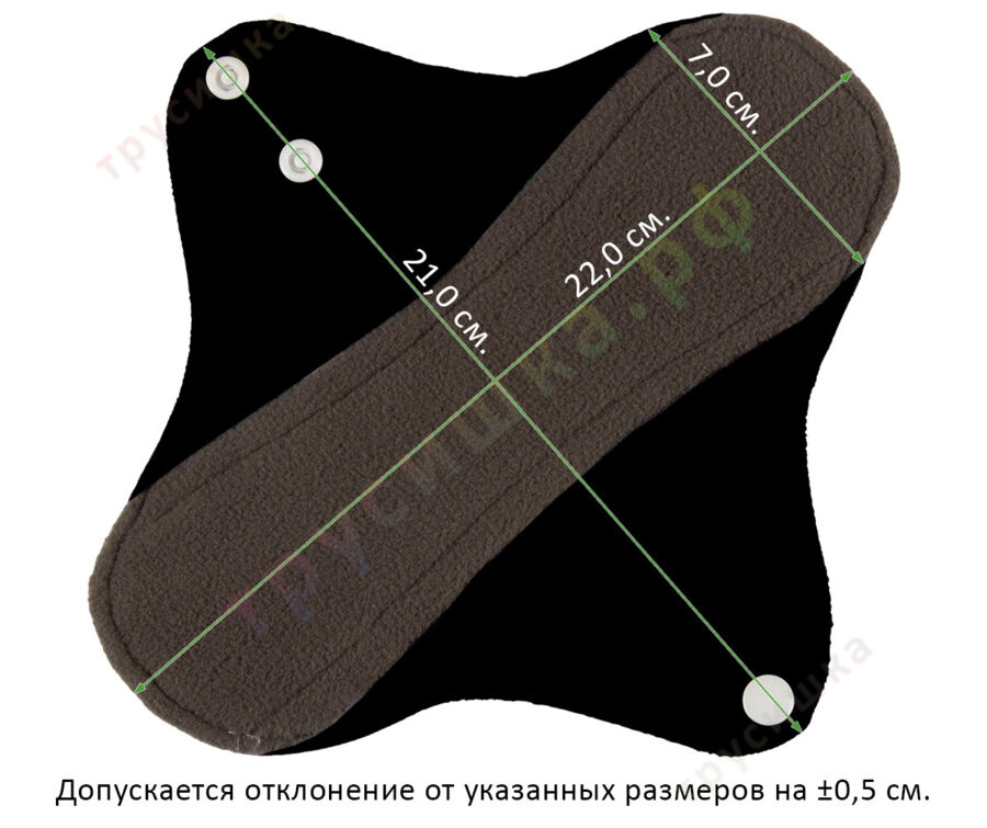 Дневные гигиенические прокладки Белые сердечки